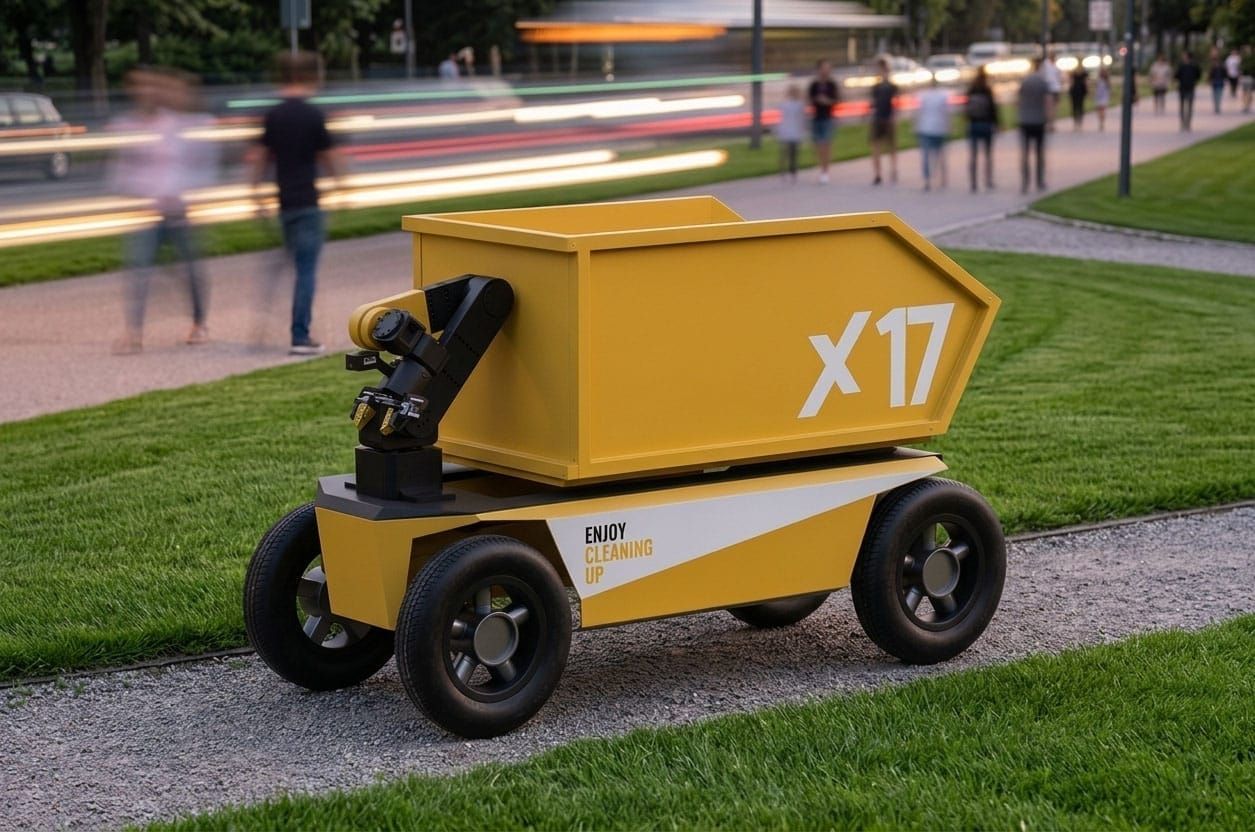 X17 met grijparm